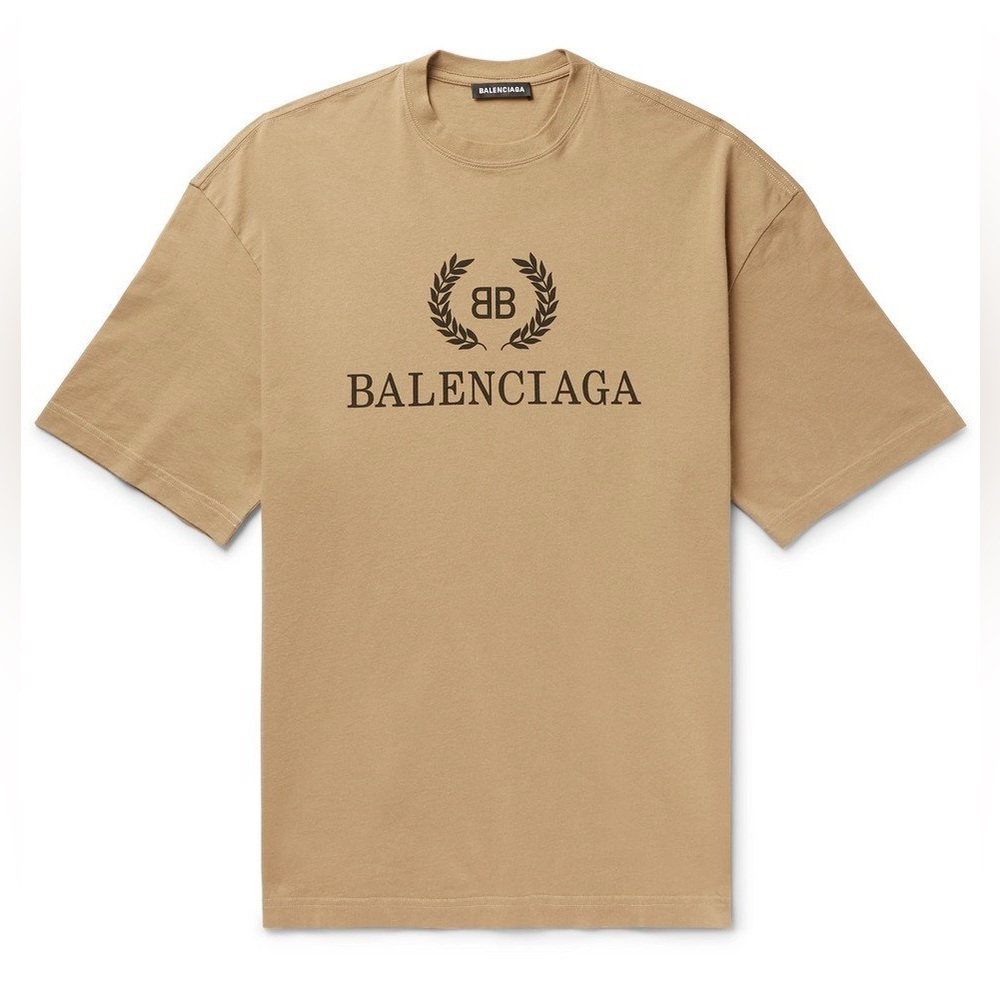 Balenciaga Logo-Print Cotton-Jersey T-Shirt